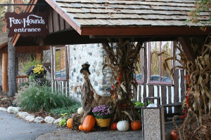 The New Fox & Hounds Restaurant inside