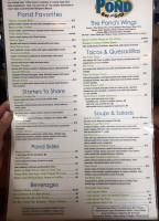 The Pond Grill menu