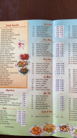 New China Buffet menu