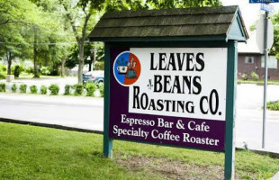 Leaves 'n Beans Coffee outside