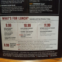 Outback Steakhouse In Virg menu