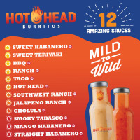 Hot Head Burritos food