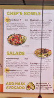 California Tortilla menu