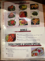 Kabuki Sushi Grill menu