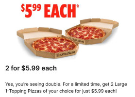 Cicis Pizza food