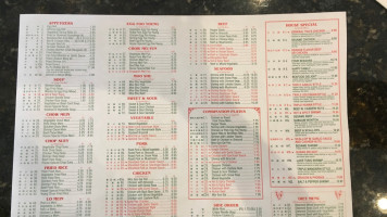 Dragon Village Of Buckeye Lake menu