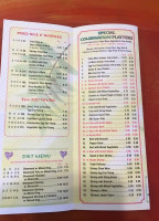 China King menu