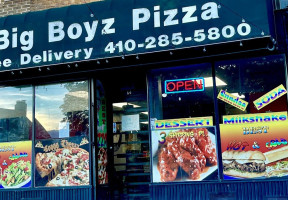 Big Boyz Pizza food