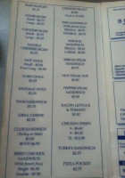 Blue Top Grill menu