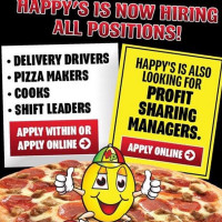 Happy's Pizza food