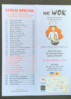 Mr. Wok menu