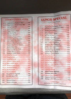 New Chinese Boys menu