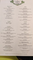 Santo's Italian menu