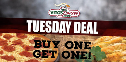 Vito's Pizza And Subs food