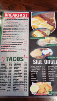 Olivia's Mexican menu