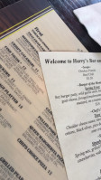 Harry's And Grill menu