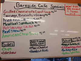 Schultz Country Store And Barnside Cafe menu