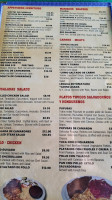 Izalco menu