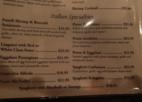 Caffe Italia menu