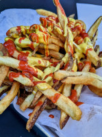 Haute Dogs And Fries food