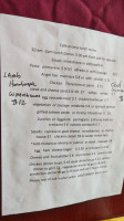 Aroma Cafe menu