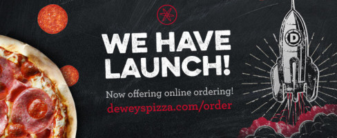 Dewey's Pizza food