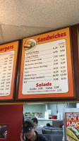 San Antonio Burger menu