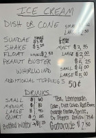 Dub Drive-in menu