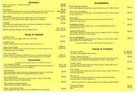 Sol Cafe Mejicano menu