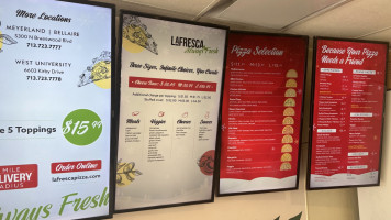 La Fresca menu