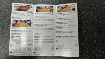 Pizza Joe's menu