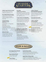 Red Lobster menu