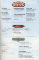 Red Lobster menu