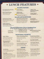 Red Lobster menu