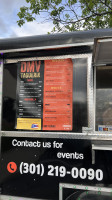 Dmv Taqueria menu