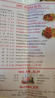 Tawan Asian Cafe menu