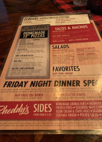 Sheddy's And Grill menu