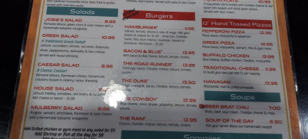 Gus' Grill menu