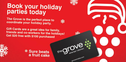 The Grove Wine Bar and Kitchen Downtown food