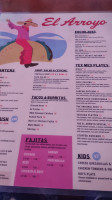 El Arroyo menu