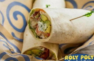 Roly Poly Sandwiches food