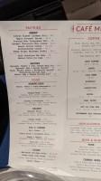 Cookbook Café menu