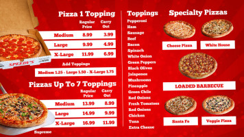 Speedy's Pizza food