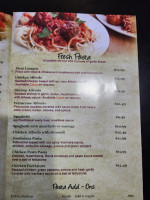 Tomacelli's Pizza Pasta menu