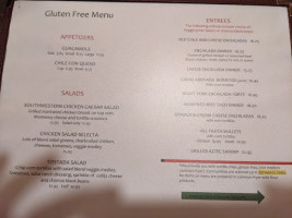 Casa Del Rey menu