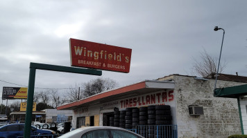 Wingfield's Breakfast Burger outside