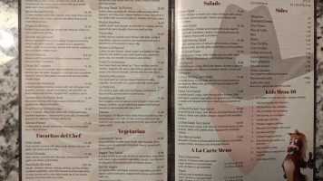 The Patron Cantina menu