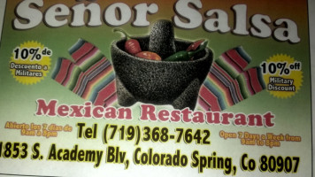 Senor Salsa Mexican food