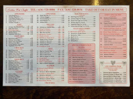 Golden Wok Buffet menu