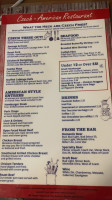 Czech-american menu